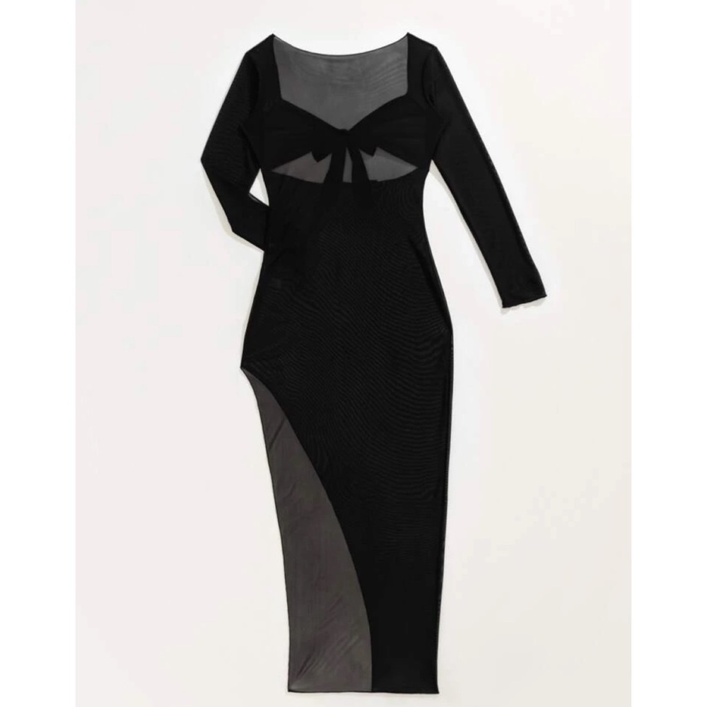 Black Sheer Cover Up